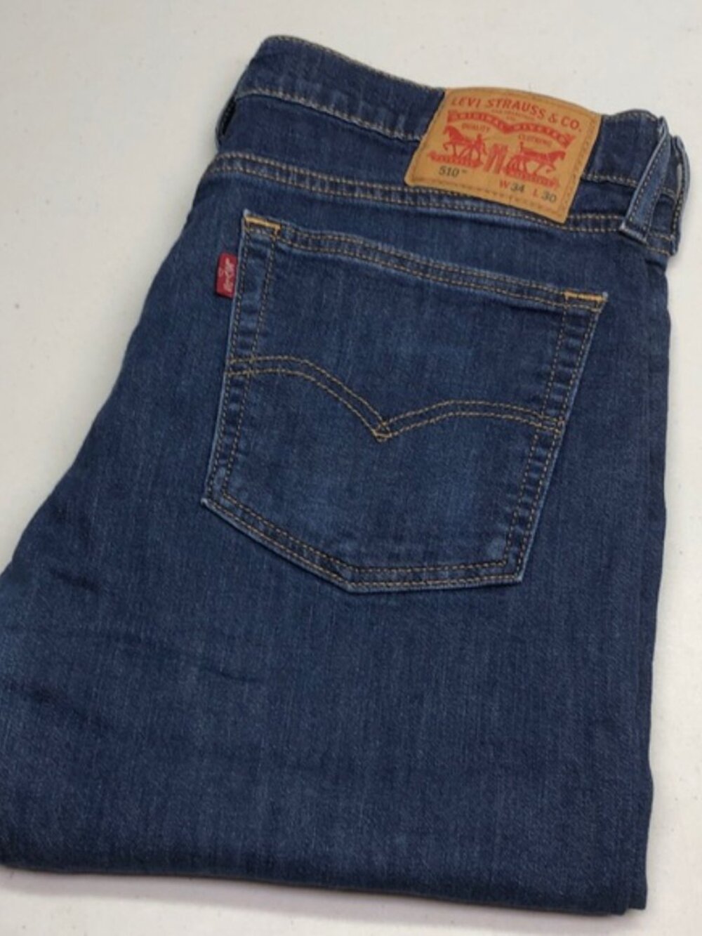 MENS LEVI 510 SLIM FIT JEANS 34x30 ⭐️